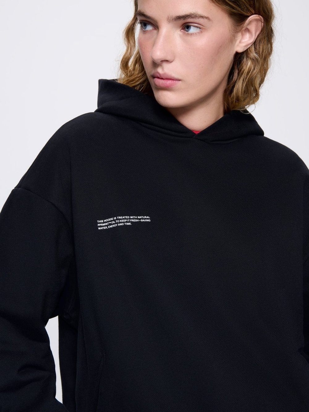 Pangaia Women’s 365 Midweight Black 100% Organic Cotton Hoodie - Picture 2 of 11